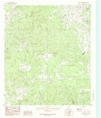 Chinquapin 1984 topographic map thumbnail