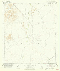 Chispa Mountain NE 1978 topographic map thumbnail
