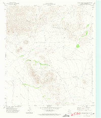 Chispa Mountain NW 1972 topographic map thumbnail