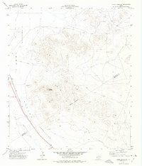 Chispa Mountain 1972 topographic map preview