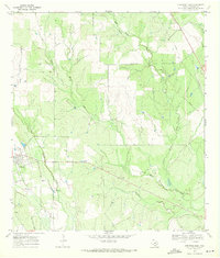 Christine East 1969 topographic map thumbnail