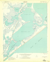 Christmas Point 1943 topographic map thumbnail