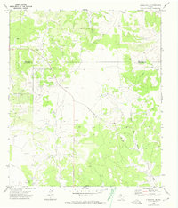 Christoval SE 1972 topographic map thumbnail