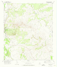 Christoval 1972 topographic map preview