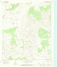 Dewey Lake NE 1964 topographic map thumbnail