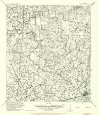 Dewville 1956 topographic map thumbnail