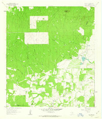 Dewville 1962 topographic map thumbnail