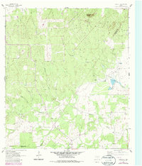 Dewville 1962 topographic map thumbnail