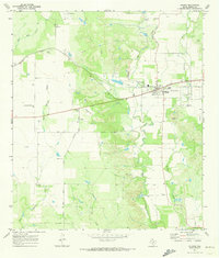 D'Hanis 1970 topographic map preview