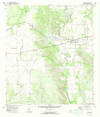 D'hanis 1970 topographic map thumbnail