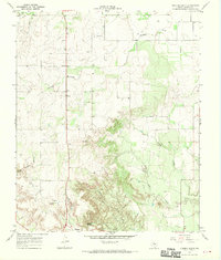 Dickens North 1967 topographic map thumbnail