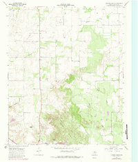 Dickens North 1967 topographic map thumbnail