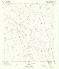 Dickenson Ranch 1966 topographic map thumbnail