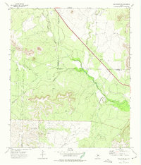 Dog Creek NE 1972 topographic map thumbnail