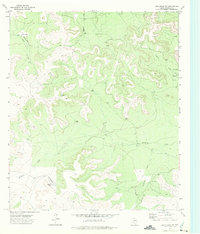 Dog Creek NW 1972 topographic map thumbnail
