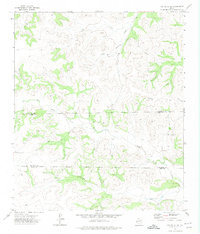 Dog Creek SW 1972 topographic map thumbnail