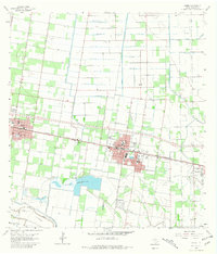 Donna 1963 topographic map preview