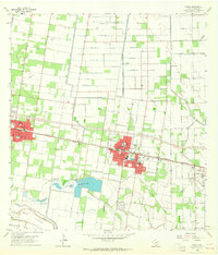 Donna 1963 topographic map thumbnail