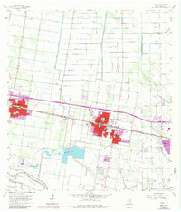 Donna 1963 topographic map thumbnail