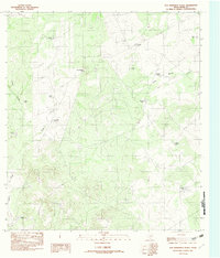 Dos Hermanos Peaks 1982 topographic map thumbnail