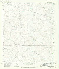 Double Mill Draw NE 1967 topographic map thumbnail