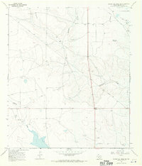 Double Mill Draw NW 1967 topographic map thumbnail