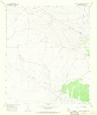 Double Mill Draw SE 1967 topographic map preview