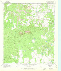 Double Mountains 1968 topographic map thumbnail