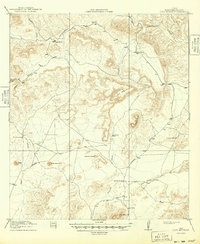 Dove Mountain 1918 topographic map preview