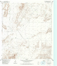 Dove Mountain 1983 topographic map preview