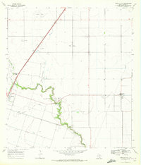 Driscoll East 1969 topographic map thumbnail