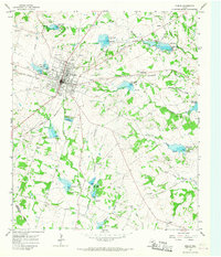 Dublin 1965 topographic map preview