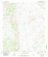 Dugout Mountain 1983 topographic map thumbnail