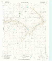 Dumas NE 1972 topographic map thumbnail