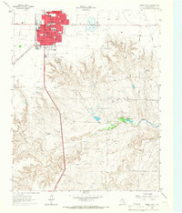 Dumas South 1965 topographic map thumbnail