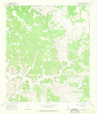 Dunbar Draw NE 1967 topographic map thumbnail