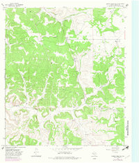 Dunbar Draw NE 1967 topographic map thumbnail