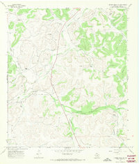 Dunbar Draw NW 1967 topographic map thumbnail