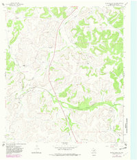 Dunbar Draw NW 1967 topographic map thumbnail