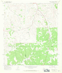 Dunbar Draw SW 1967 topographic map thumbnail