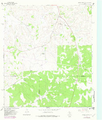 Dunbar Draw SW 1967 topographic map thumbnail