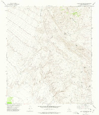 Eagle Mountains SE 1972 topographic map thumbnail