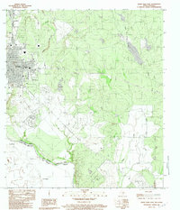 Eagle Pass East 1983 topographic map thumbnail