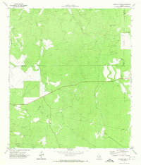 Earwood Creek 1971 topographic map thumbnail