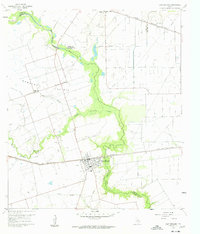 East Bernard 1960 topographic map thumbnail