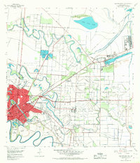 East Brownsville 1955 topographic map thumbnail
