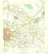 East Brownsville 1955 topographic map preview