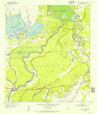 East Columbia 1952 topographic map thumbnail