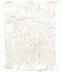 East Dry Creek 1972 topographic map thumbnail