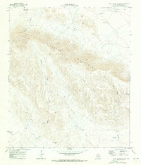 East Hunter Canyon 1970 topographic map thumbnail